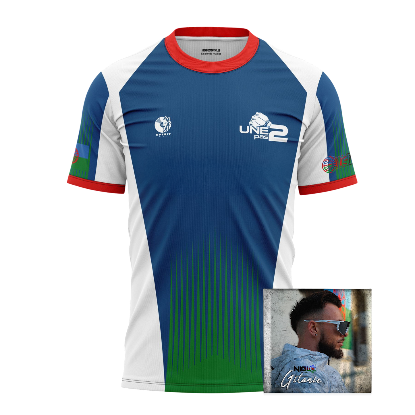 PACK « UNE PAS 2 » MAILLOT BLEU