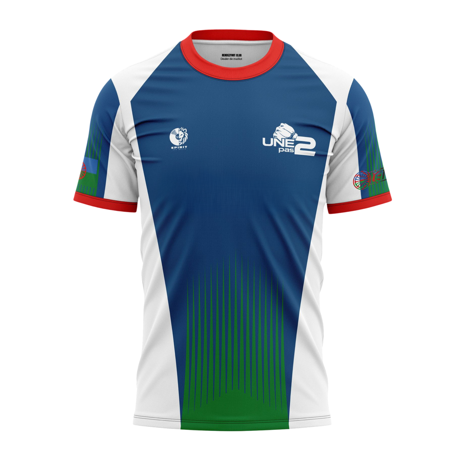 MAILLOT "UNE PAS 2" BLEU